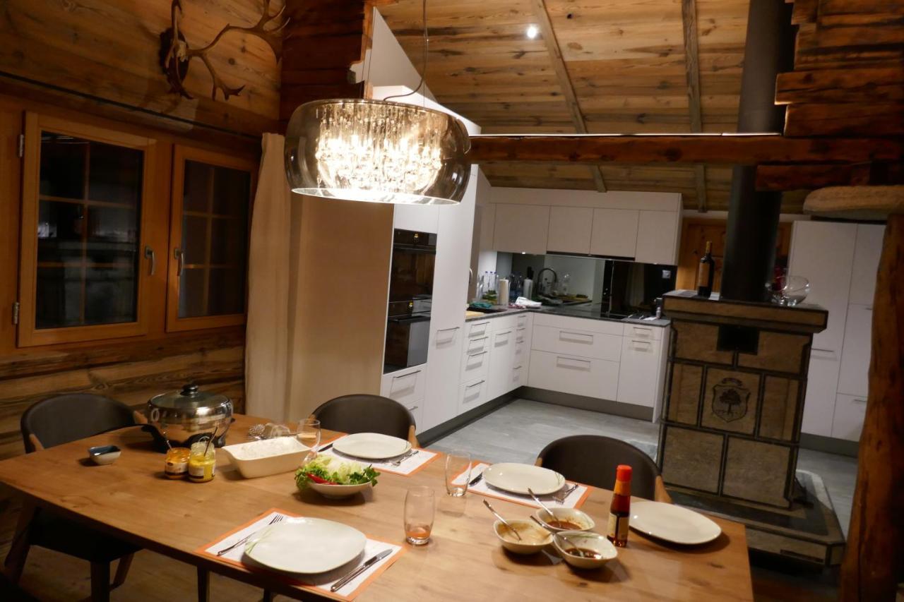 Chalet Birkhahn Saas Fee Eksteriør billede