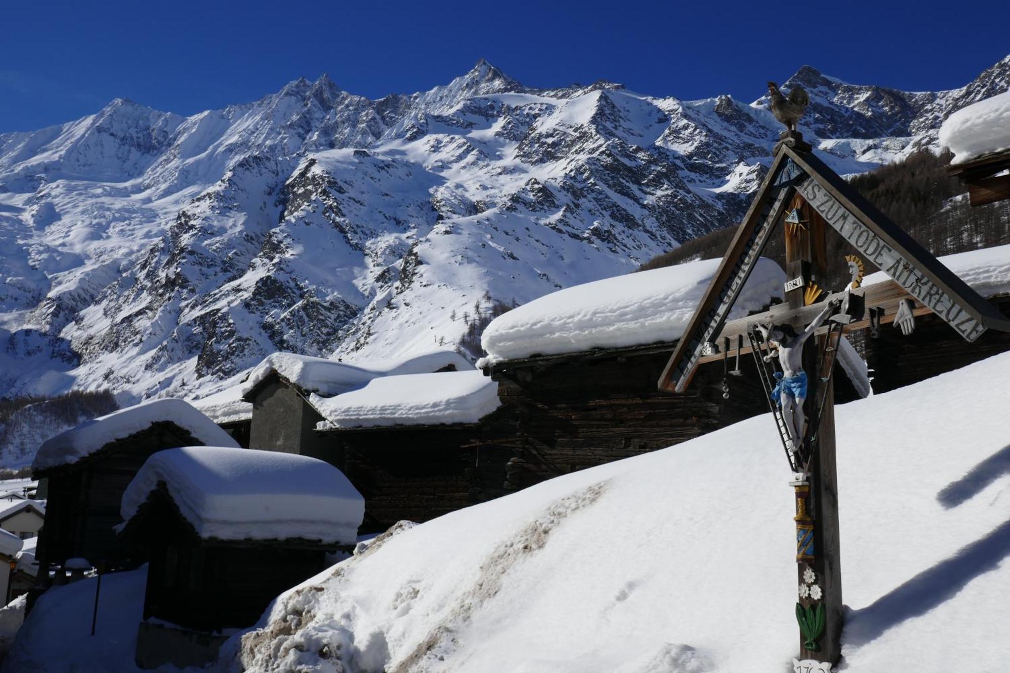 Chalet Birkhahn Saas Fee Eksteriør billede